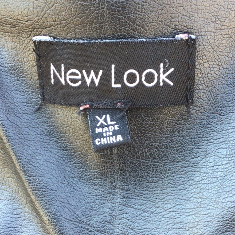 Black Faux Leather Jacket - Picture 3 of 11